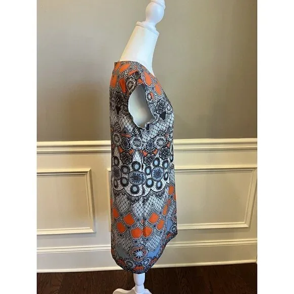 Banana Republic Women's 6 Colorful Short Sleeve Mini Shift Dress Casual Business - Picture 4 of 9